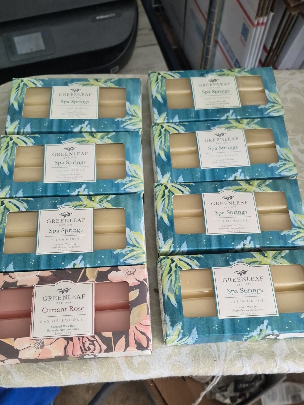 OSpa Springs Scented Wax Melts - Cream Lpt Of 8